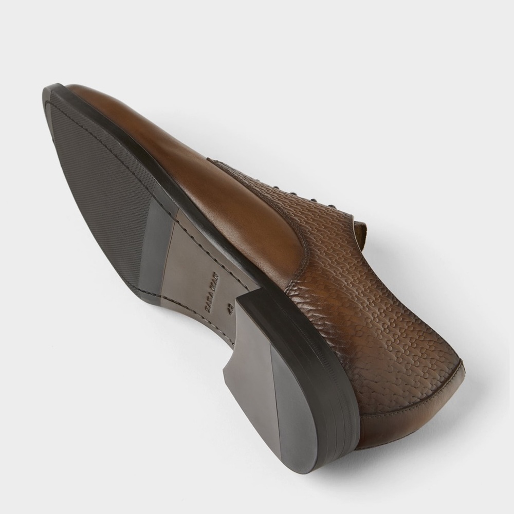 ❌❌Genuine leather embossed Derby Shoes - Picture 5 of 7